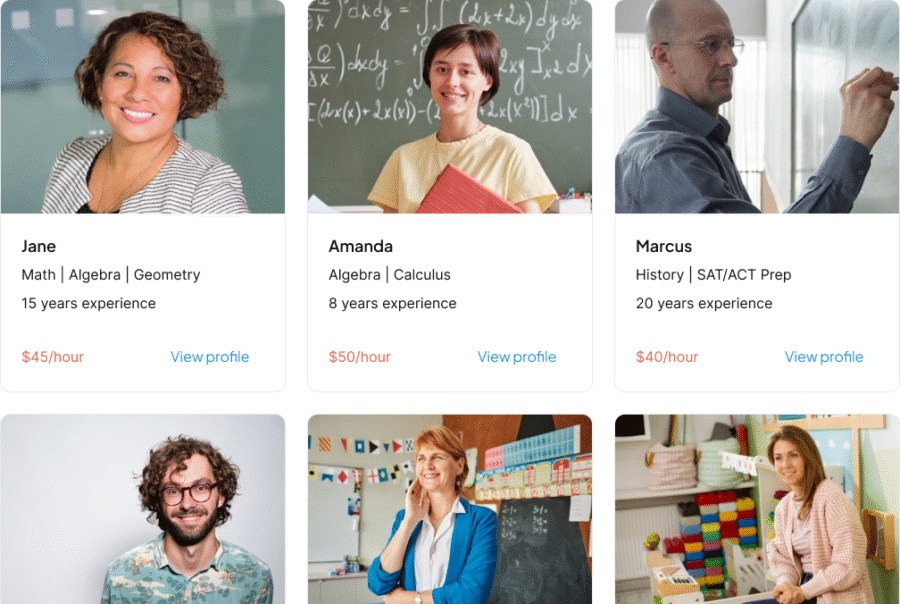 Find a teacher/tutor